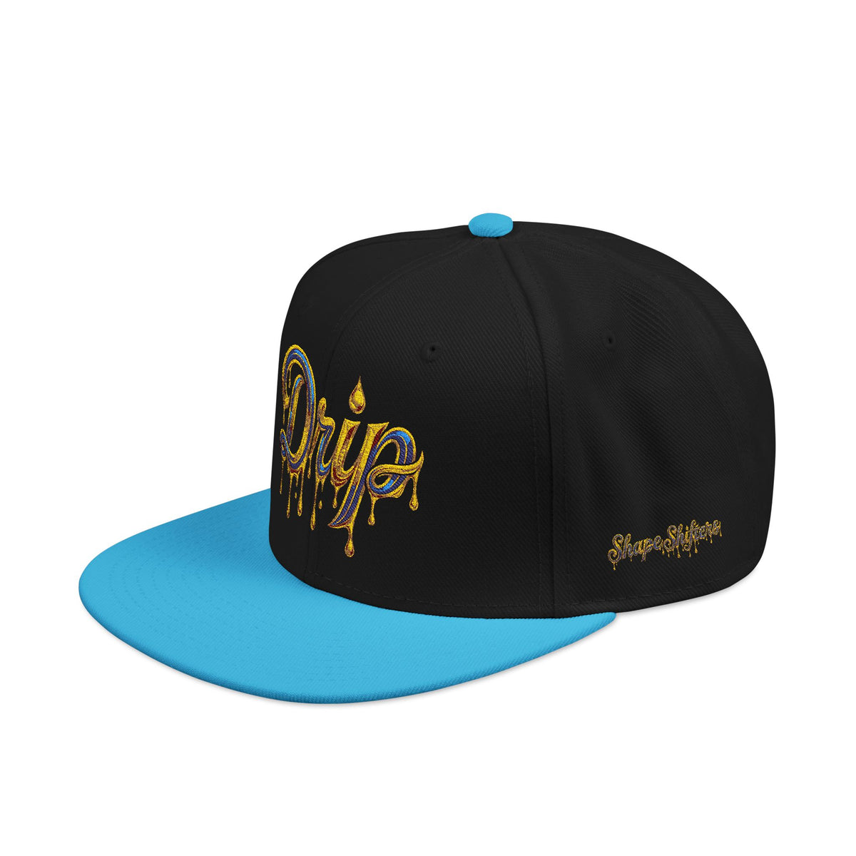Embroidered Drip Fit Snapback Hat