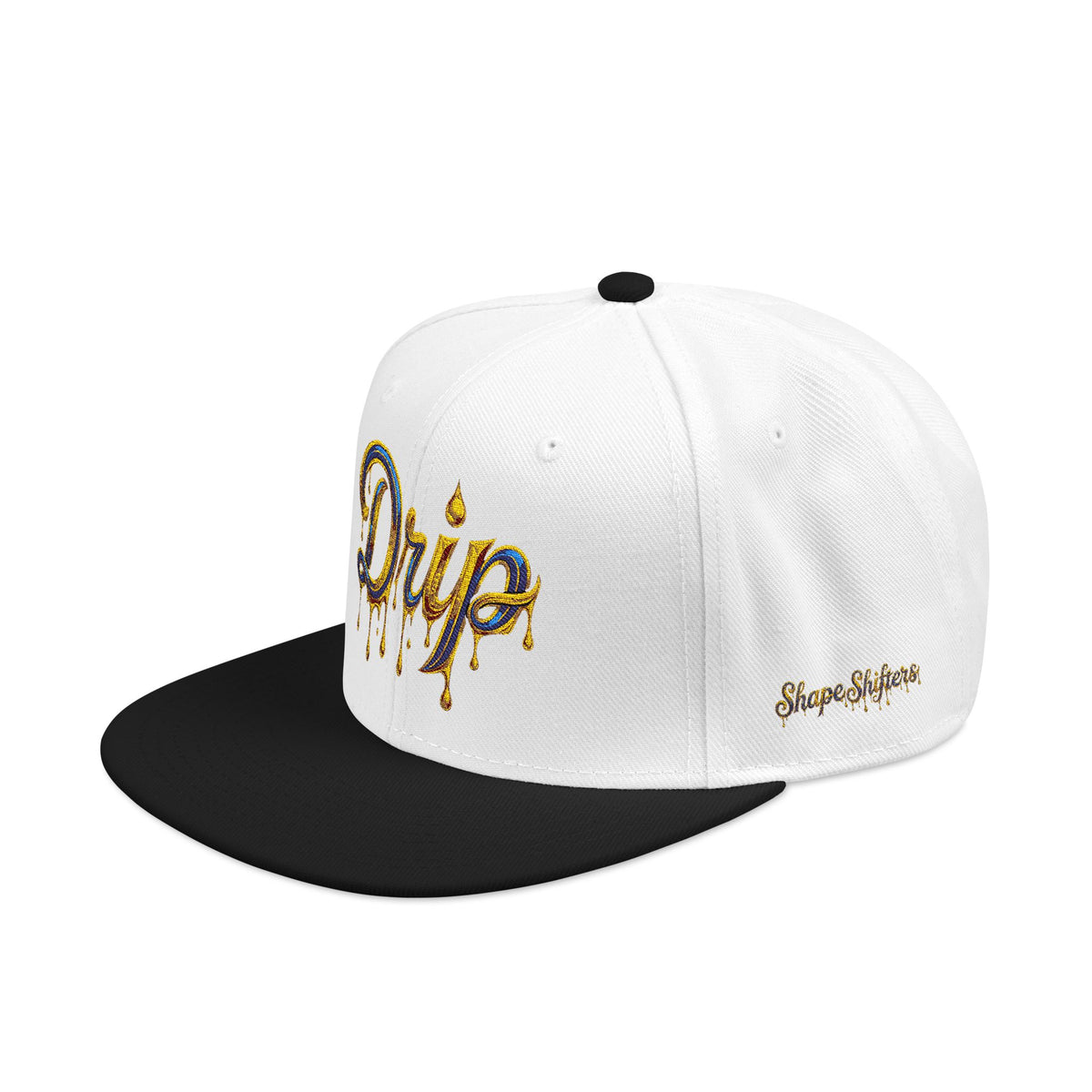 Embroidered Drip Fit Snapback Hat