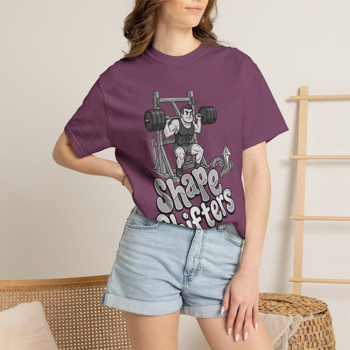 Nostalgic 50's Strongman Squat - Graphic T