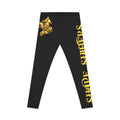 Women's Black Graphic Leggins