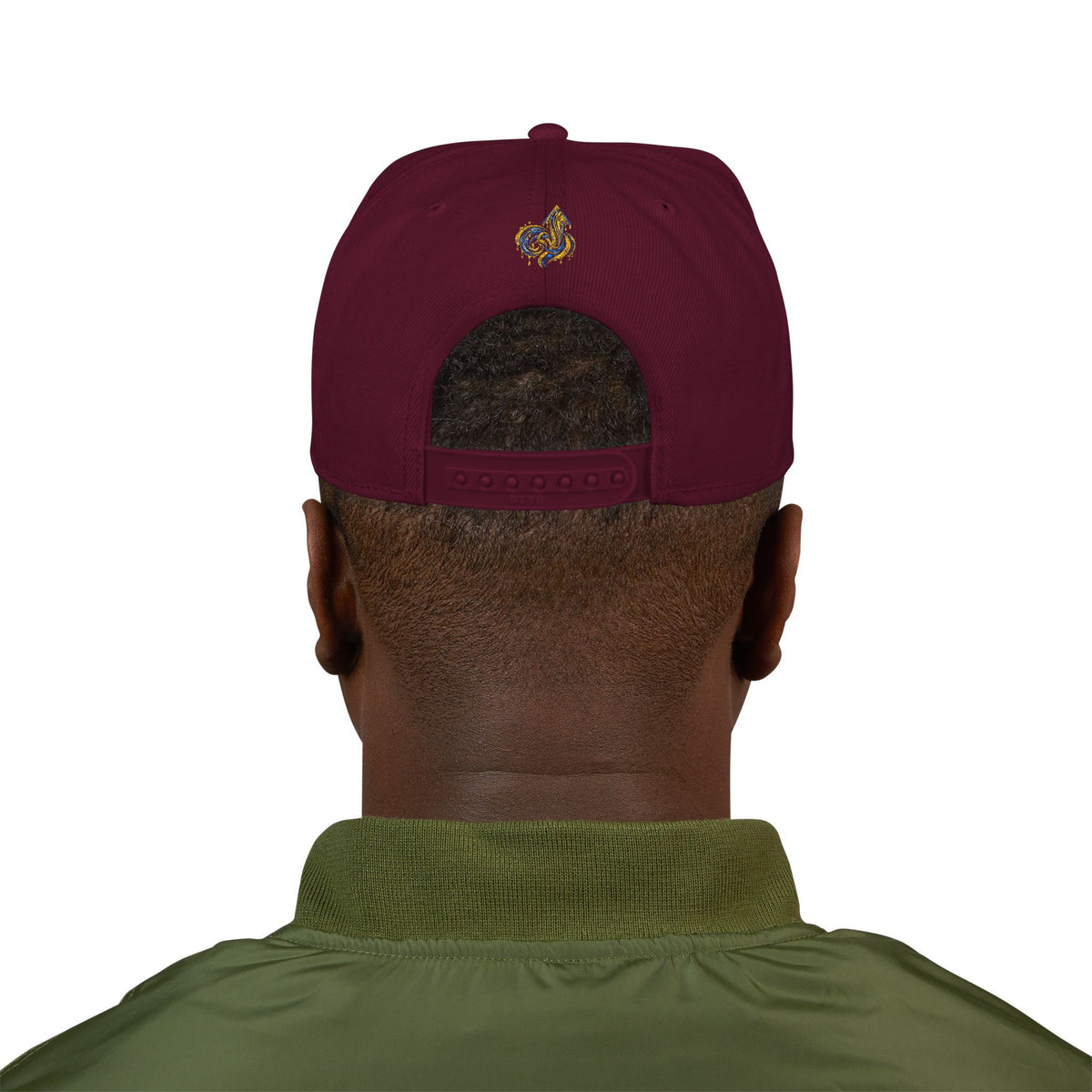 Embroidered Drip Fit Snapback Hat