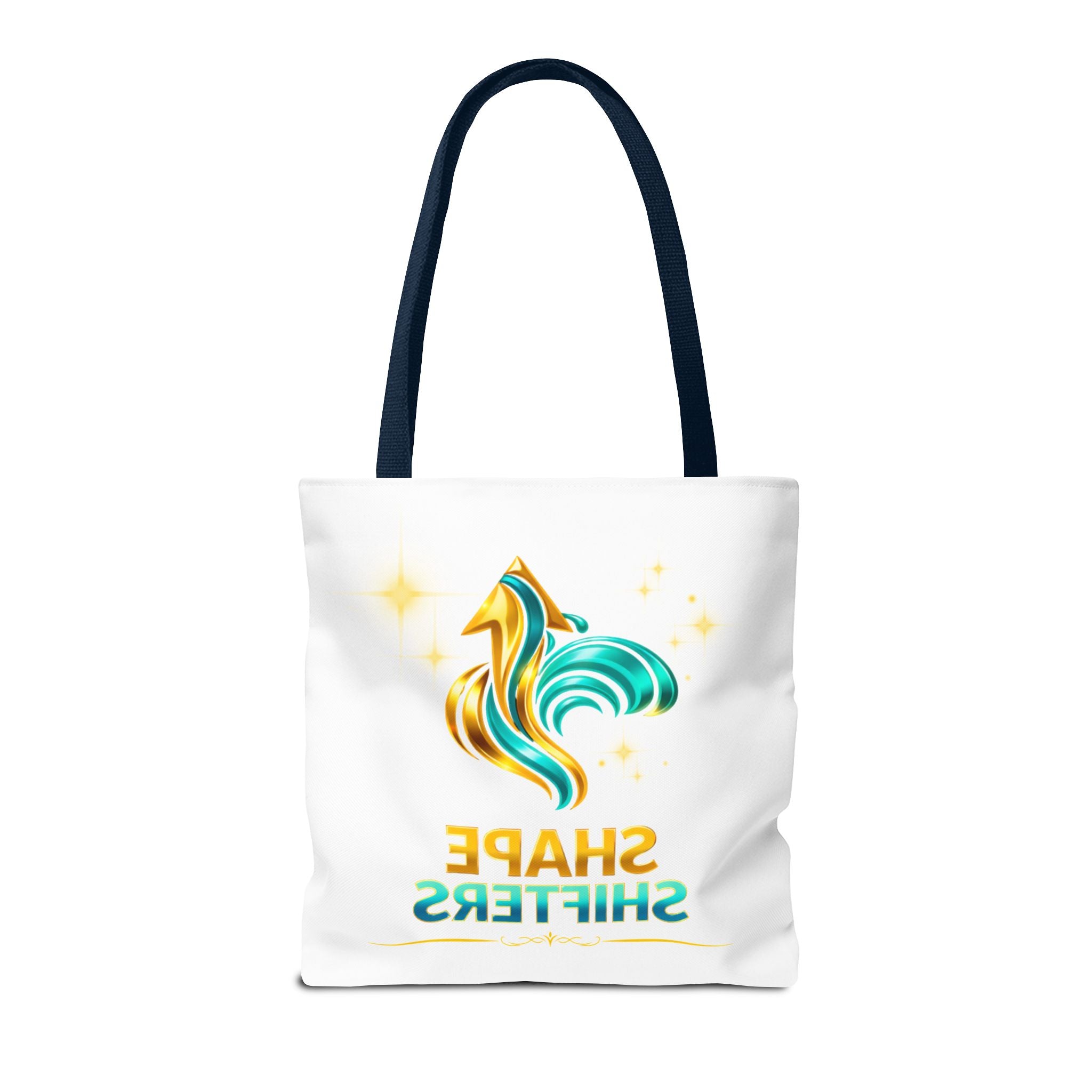 Shape Shifters Tote Bag — Colorful Shape Shifters Logo All-Over Print Tote