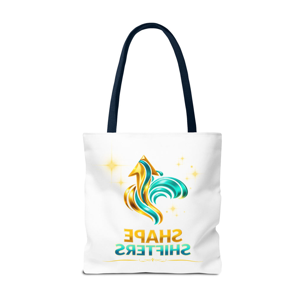 Shape Shifters Tote Bag — Colorful Shape Shifters Logo All-Over Print Tote