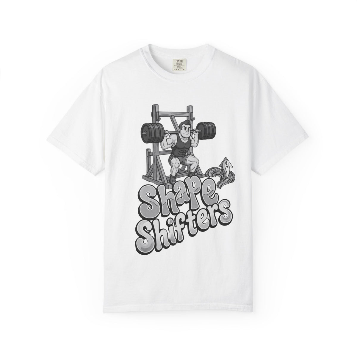 Nostalgic 50's Strongman Squat - Graphic T