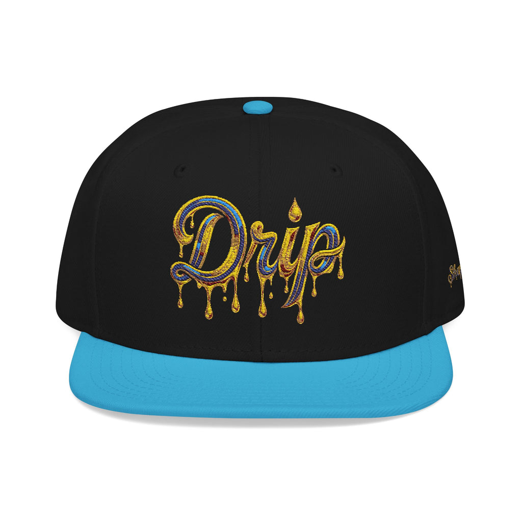 Embroidered Drip Fit Snapback Hat