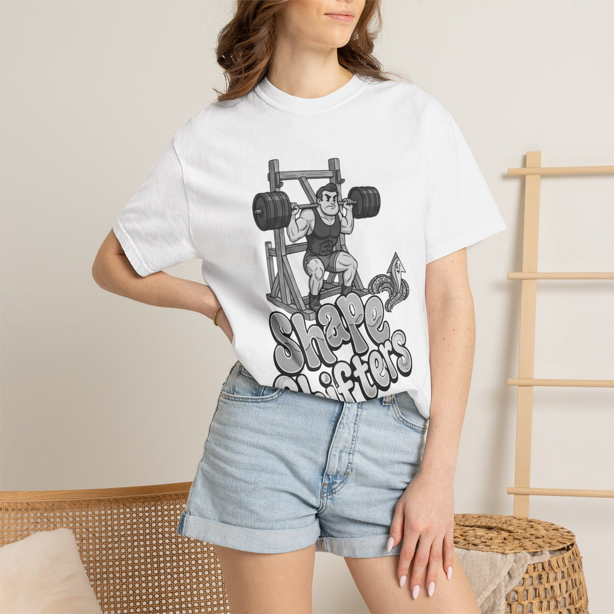 Nostalgic 50's Strongman Squat - Graphic T