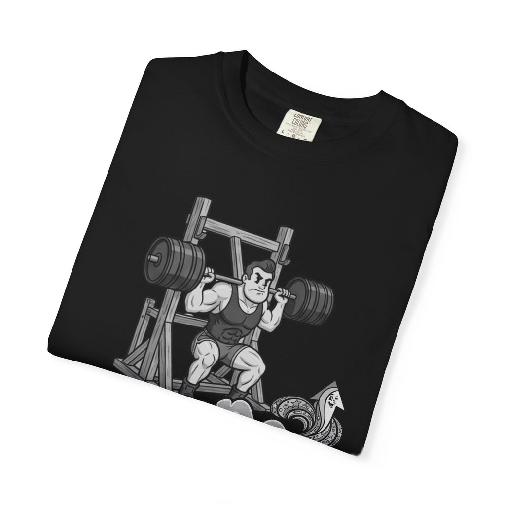 Nostalgic 50's Strongman Squat - Graphic T