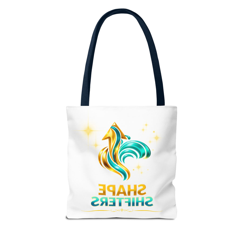 Shape Shifters Tote Bag — Colorful Shape Shifters Logo All-Over Print Tote
