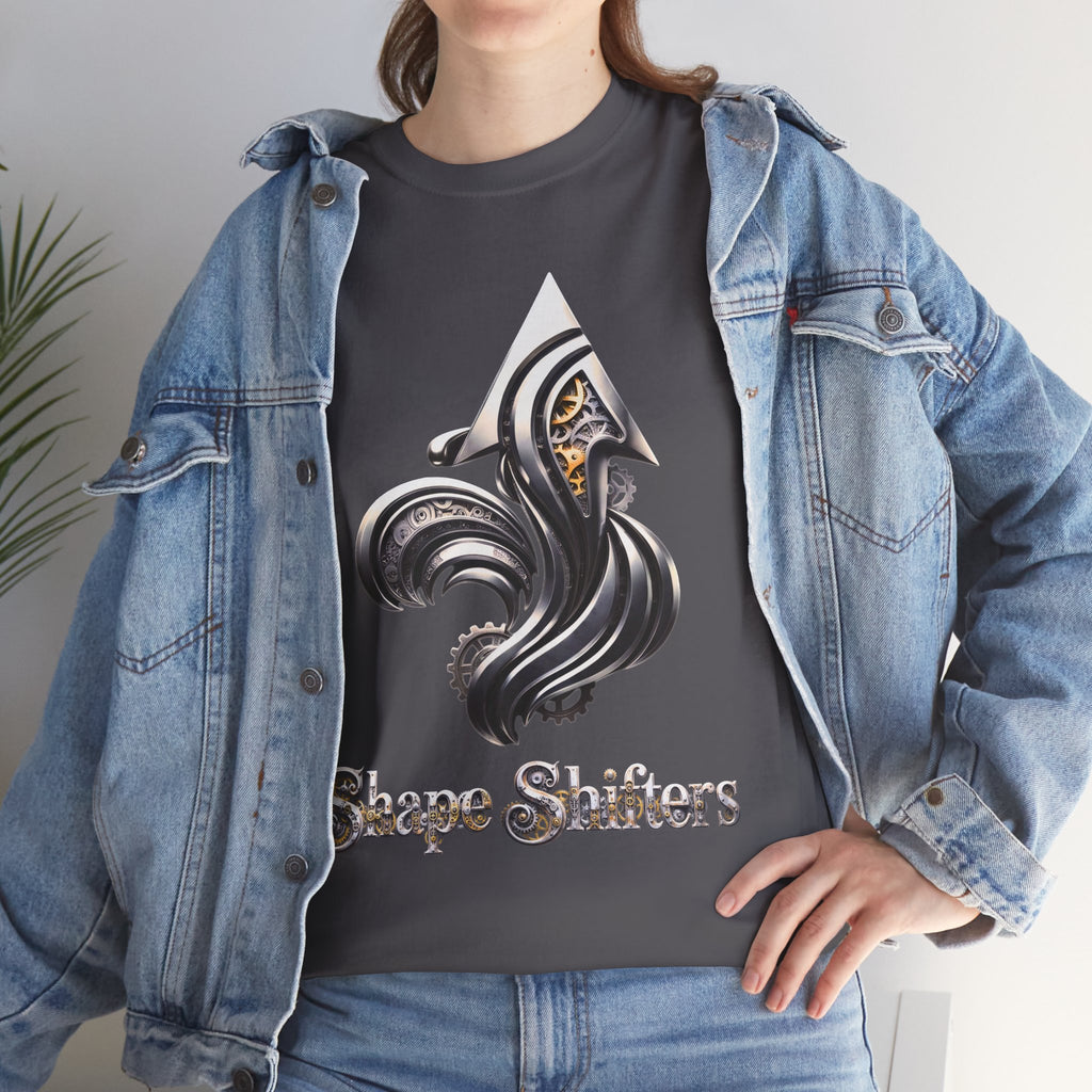 Iron Gold Gears Graphic T-Shirt