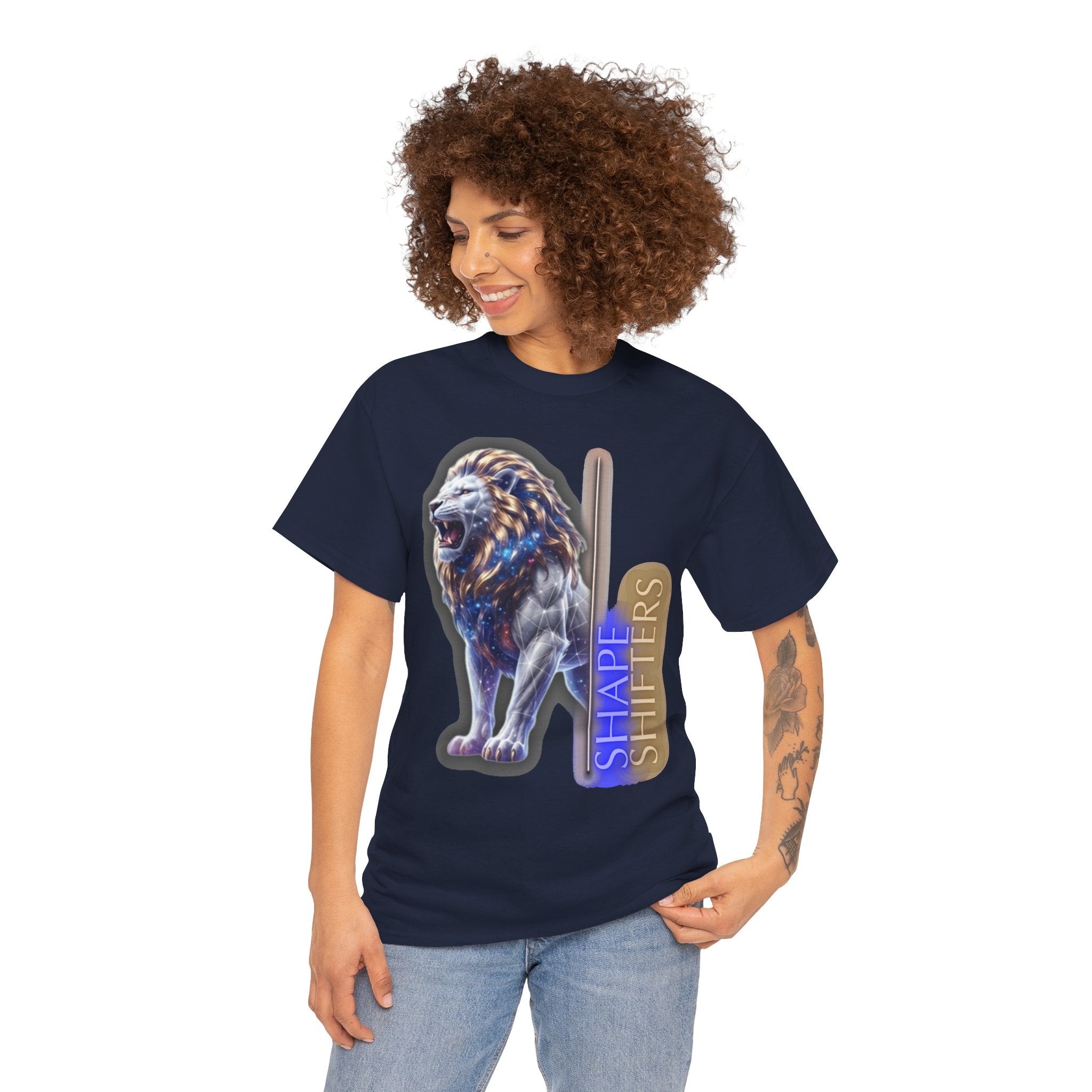 Neon Lion King - Majestic Collection - GraphicT-Shirt