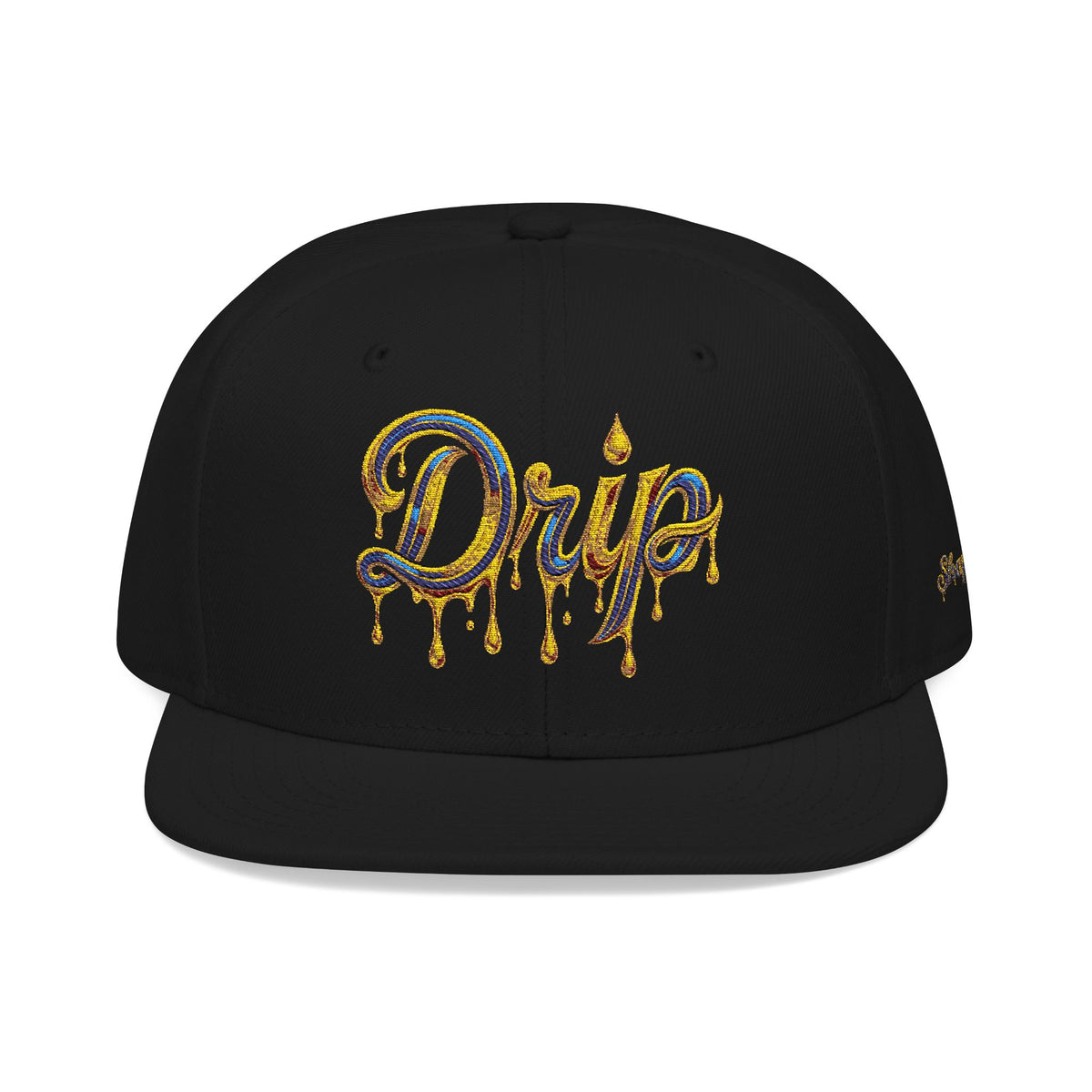 Embroidered Drip Fit Snapback Hat