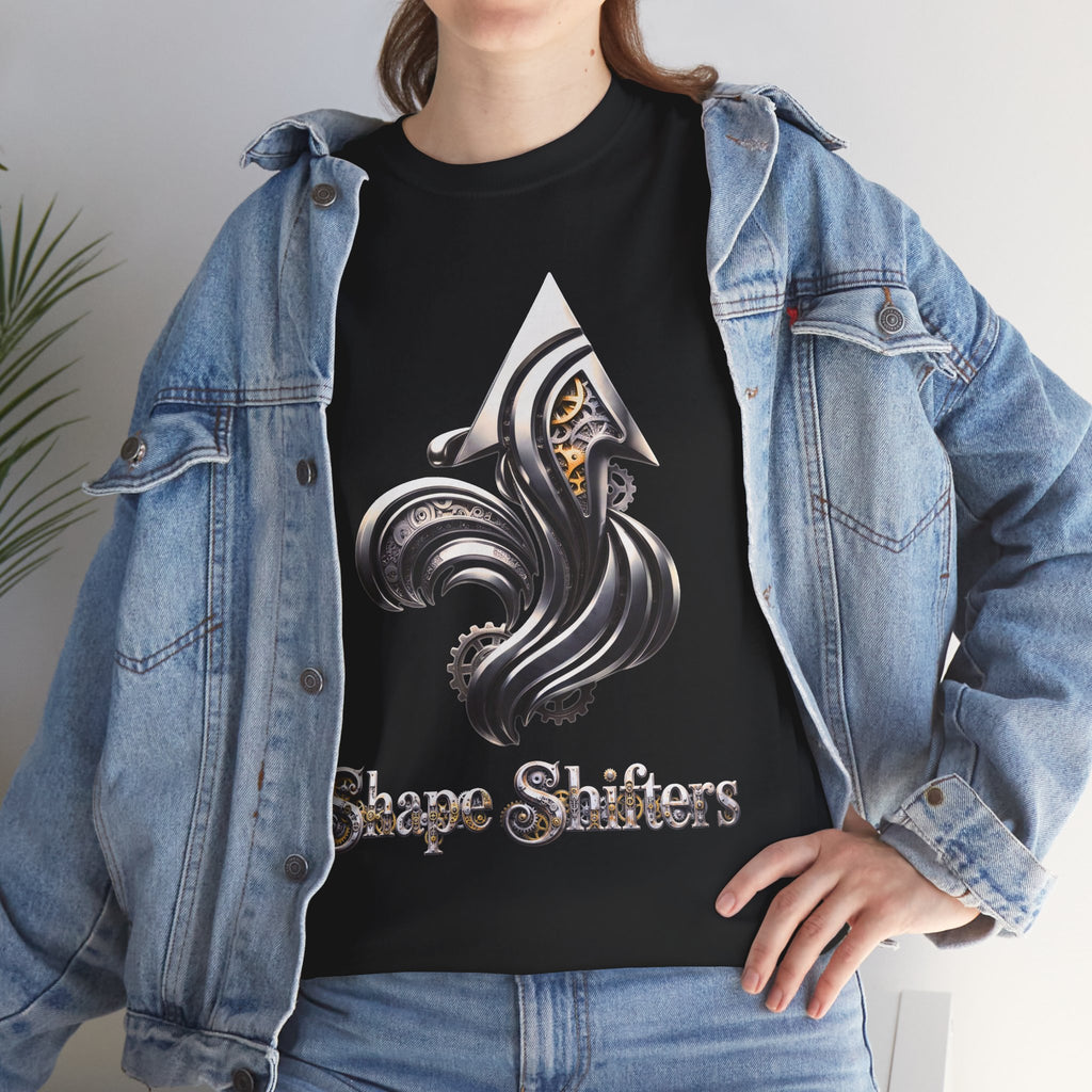 Iron Gold Gears Graphic T-Shirt
