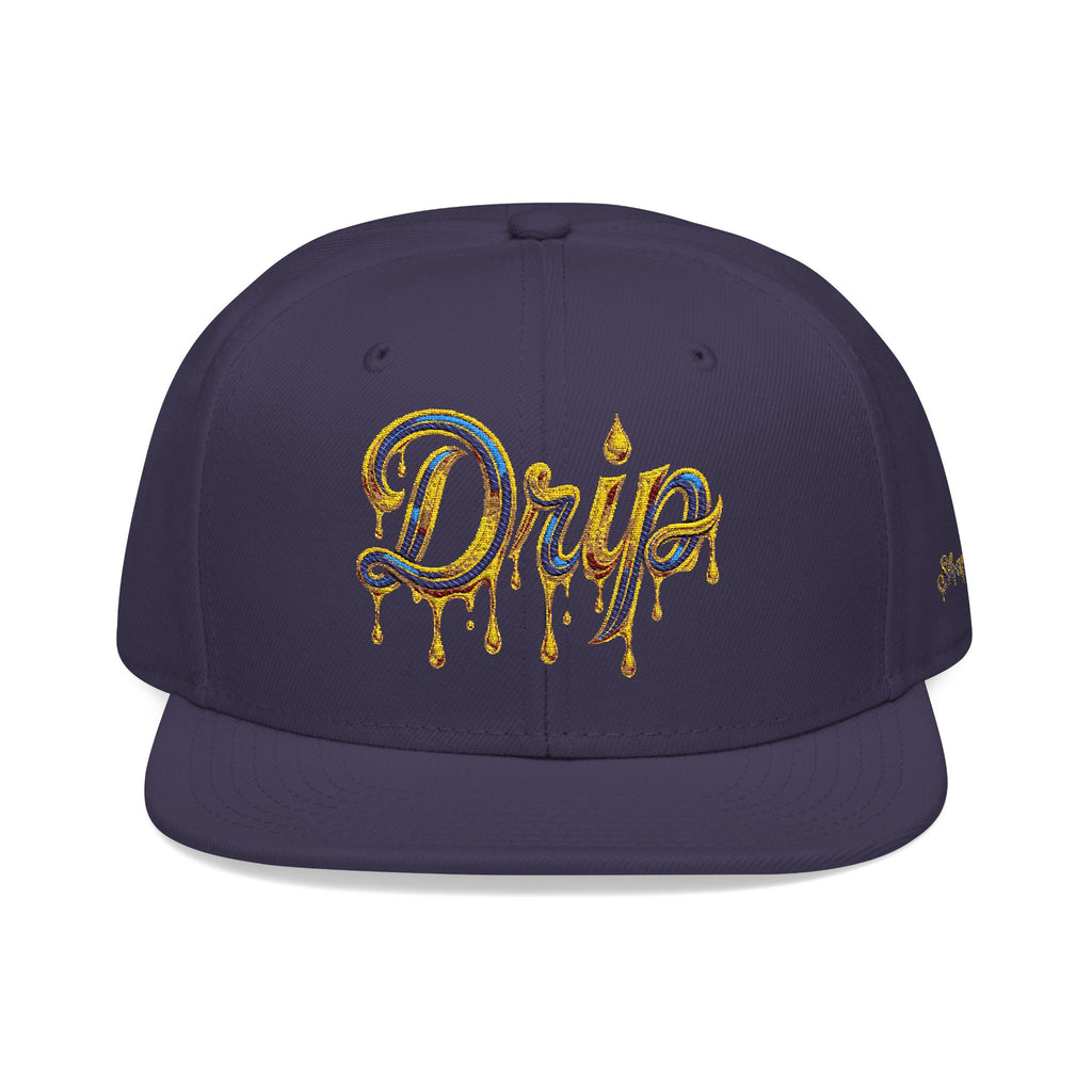 Embroidered Drip Fit Snapback Hat