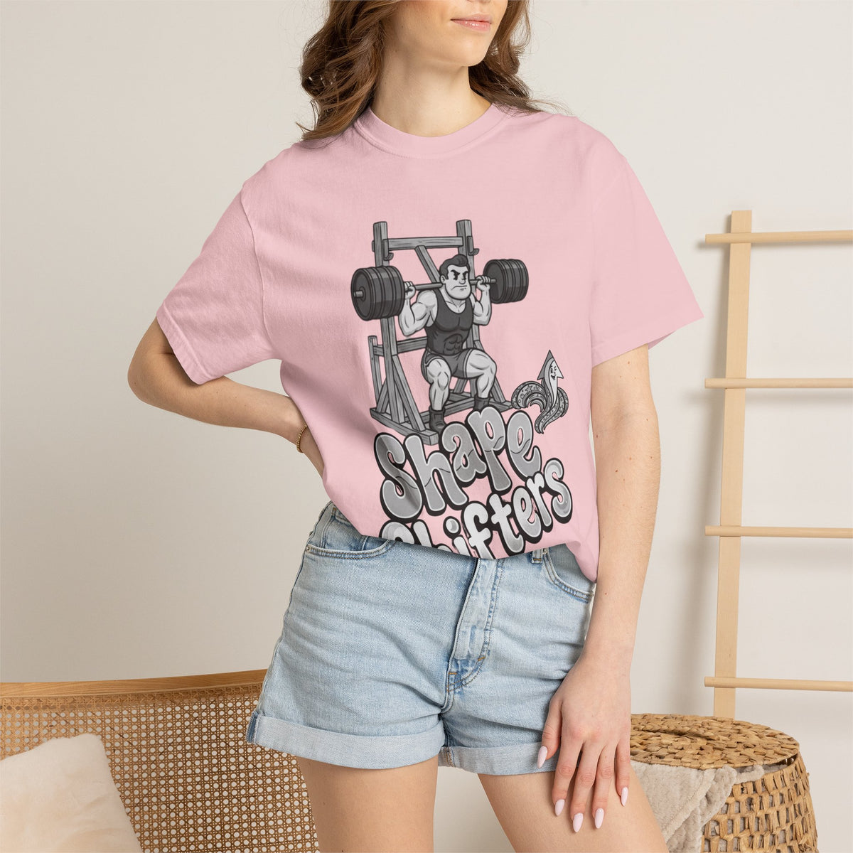 Nostalgic 50's Strongman Squat - Graphic T