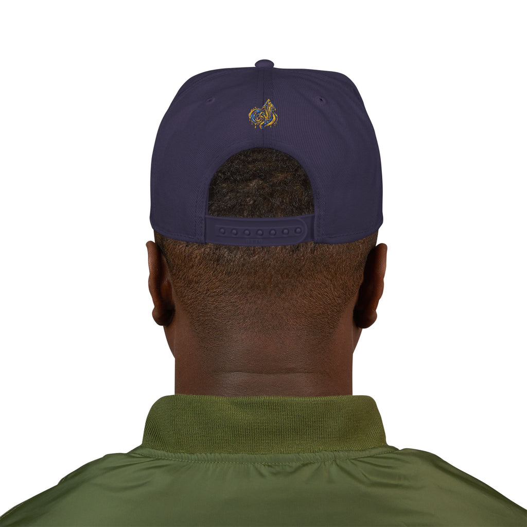 Embroidered Drip Fit Snapback Hat