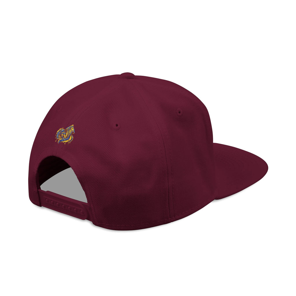 Embroidered Drip Fit Snapback Hat