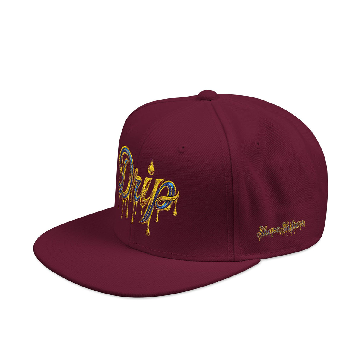 Embroidered Drip Fit Snapback Hat