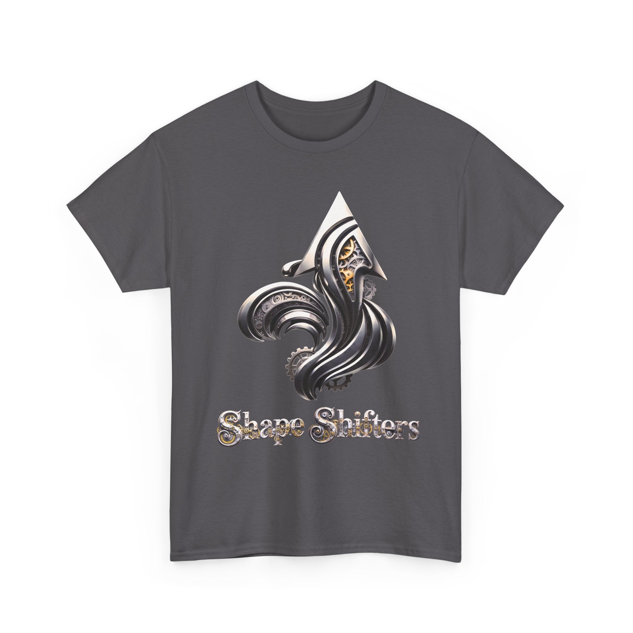 Iron Gold Gears Graphic T-Shirt