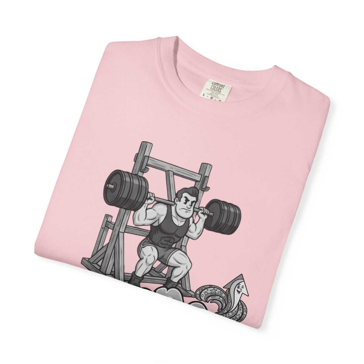 Nostalgic 50's Strongman Squat - Graphic T