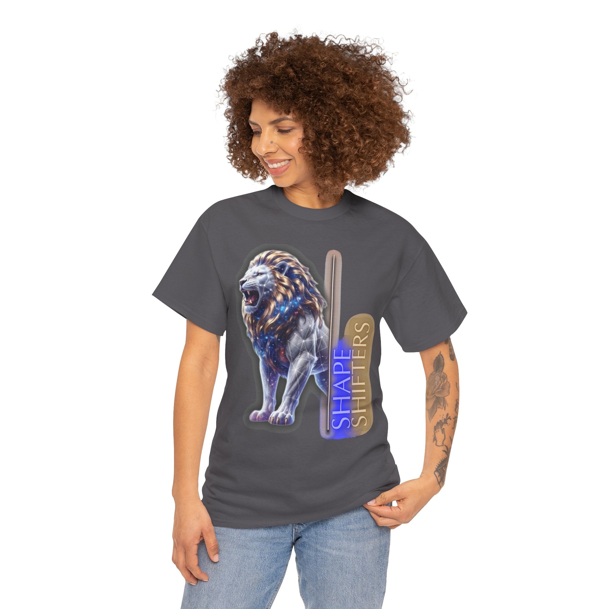 Neon Lion King - Majestic Collection - GraphicT-Shirt