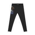 Women's Black Graphic Leggins