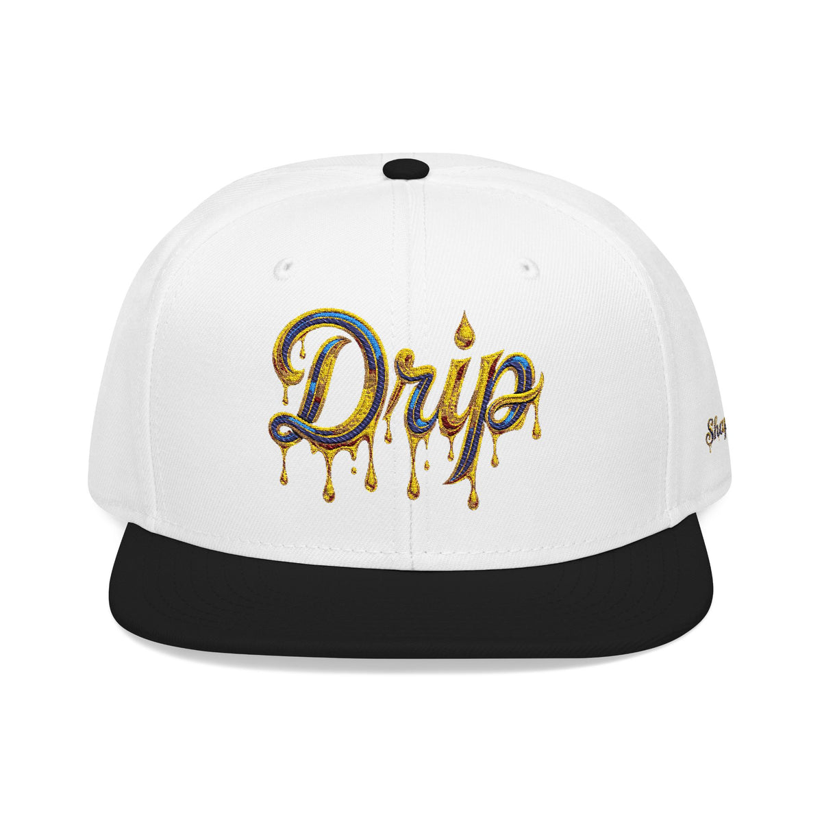 Embroidered Drip Fit Snapback Hat