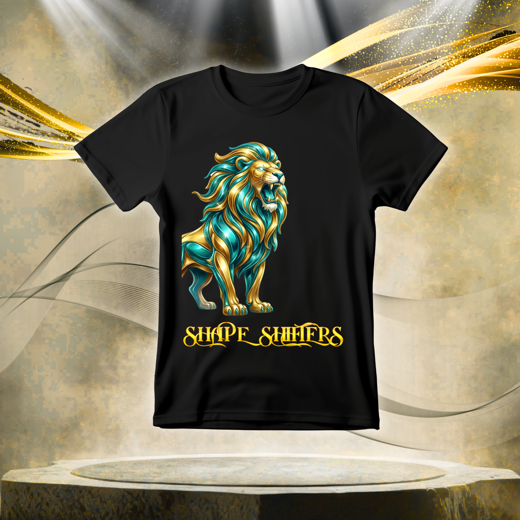 Gold Lion - Majestic Collection - Graphic T-Shirt