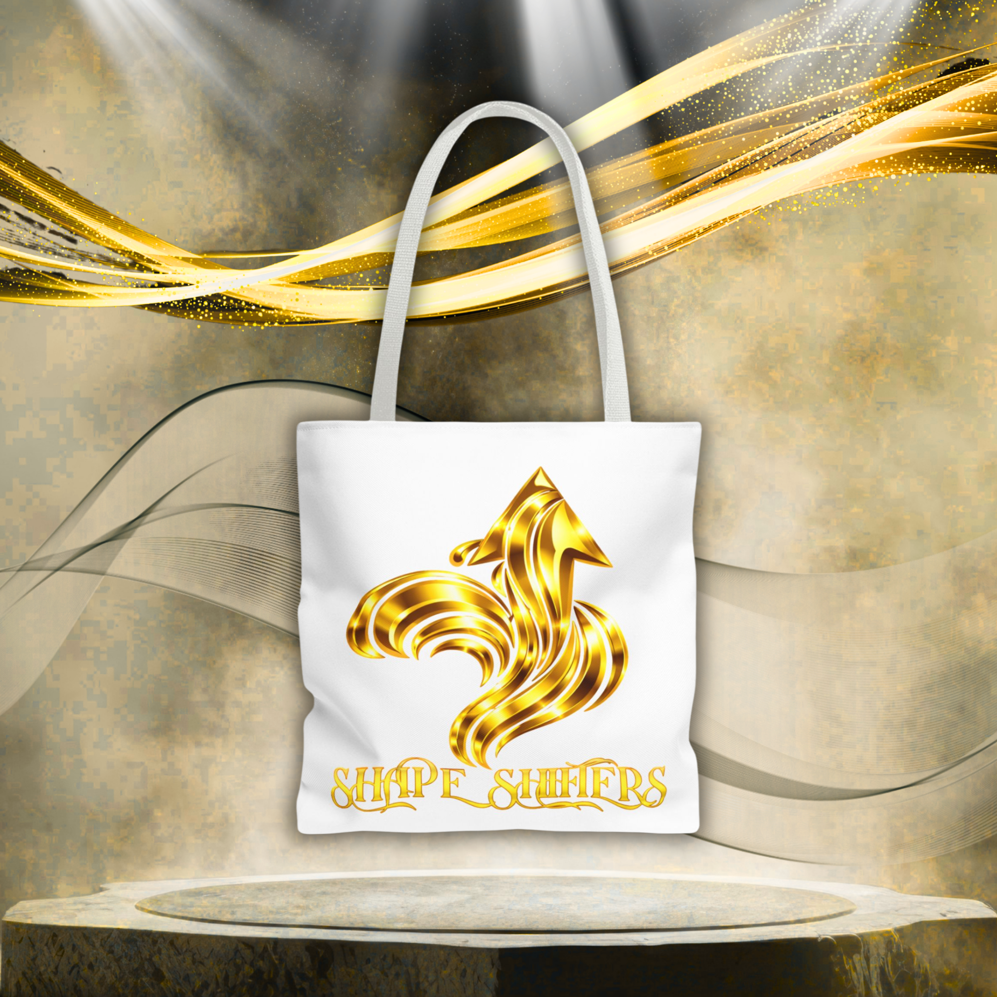 Gold UpLove Tote Bag - Majestic Collection - Tote Bag