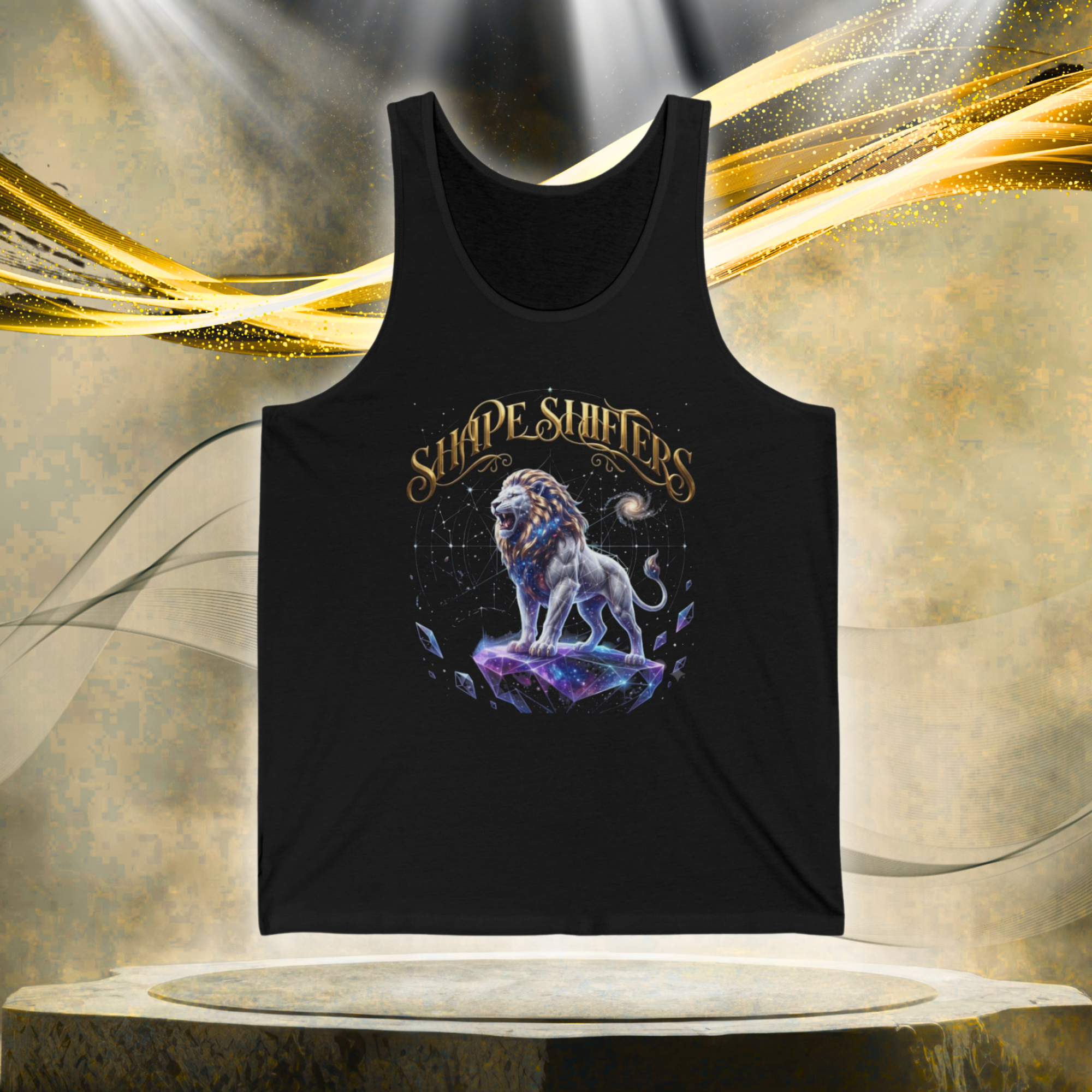 Cosmic Lion King - Majestic Collection - Men's Tank Top
