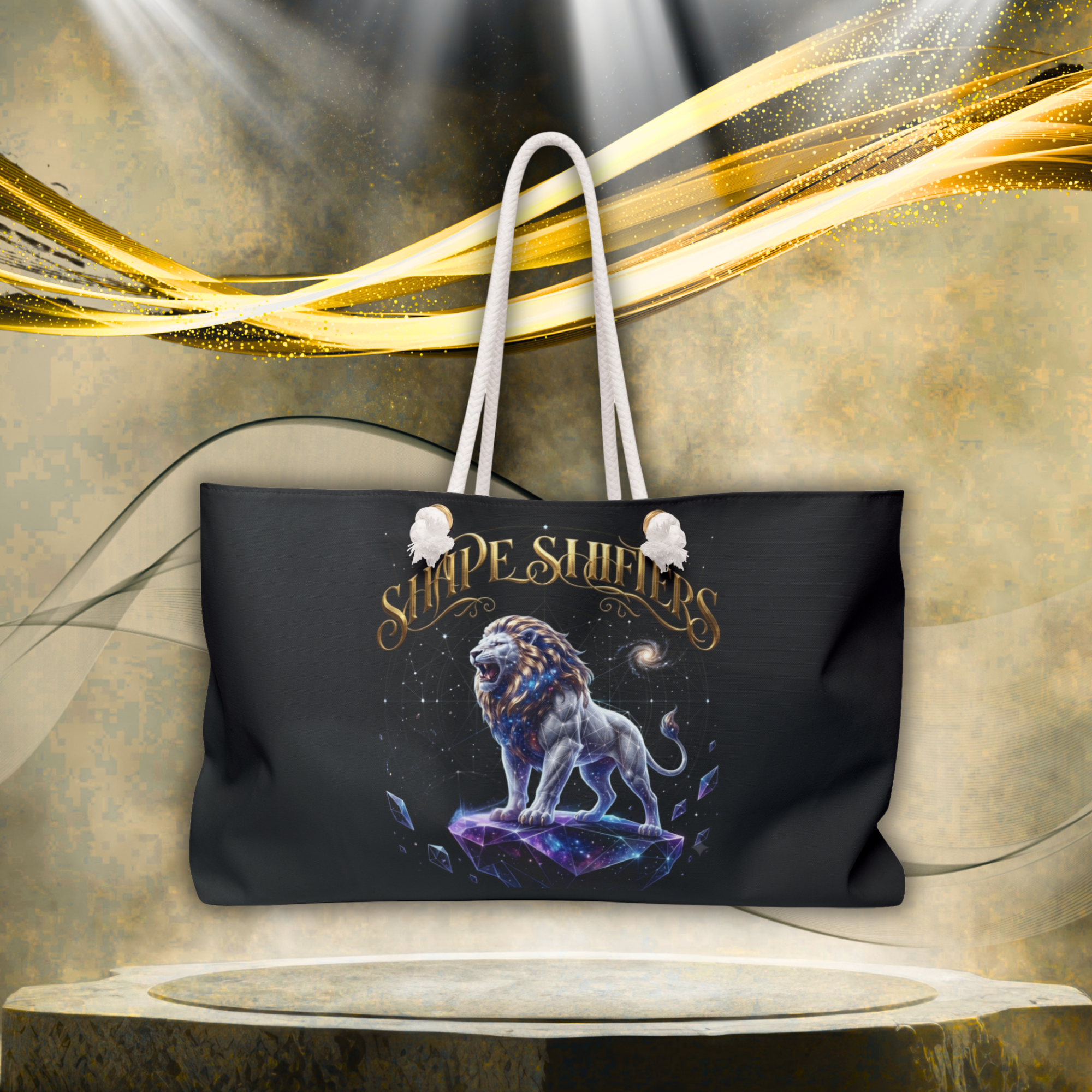 Cosmic Lion Bag - Graphic Weekend Travel Tote