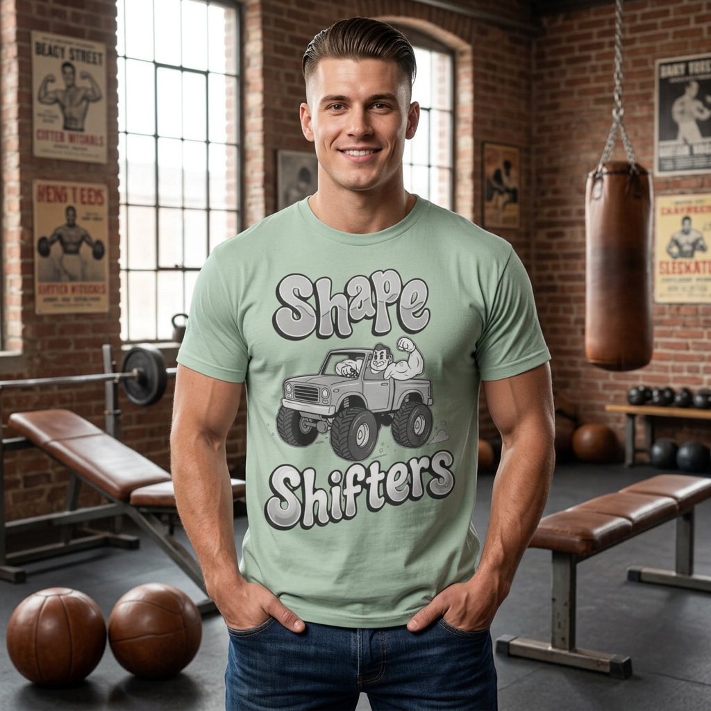 Nostalgic Trucker Graphic T-Shirt