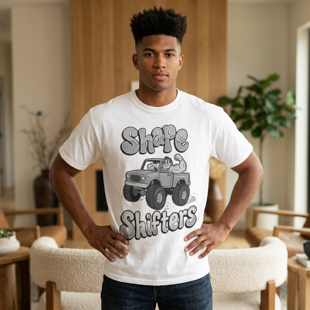Nostalgic Trucker Graphic T-Shirt