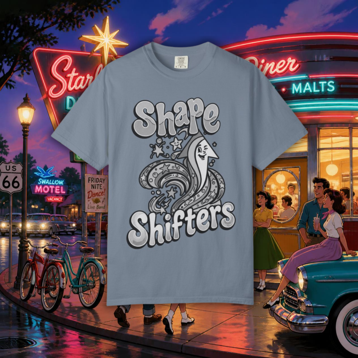 Nostalgic 50's Icon Graphic T