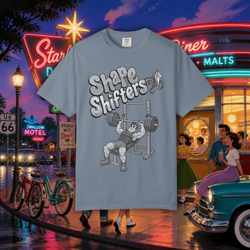Nostalgic 50's Strongman Bench - Graphic T