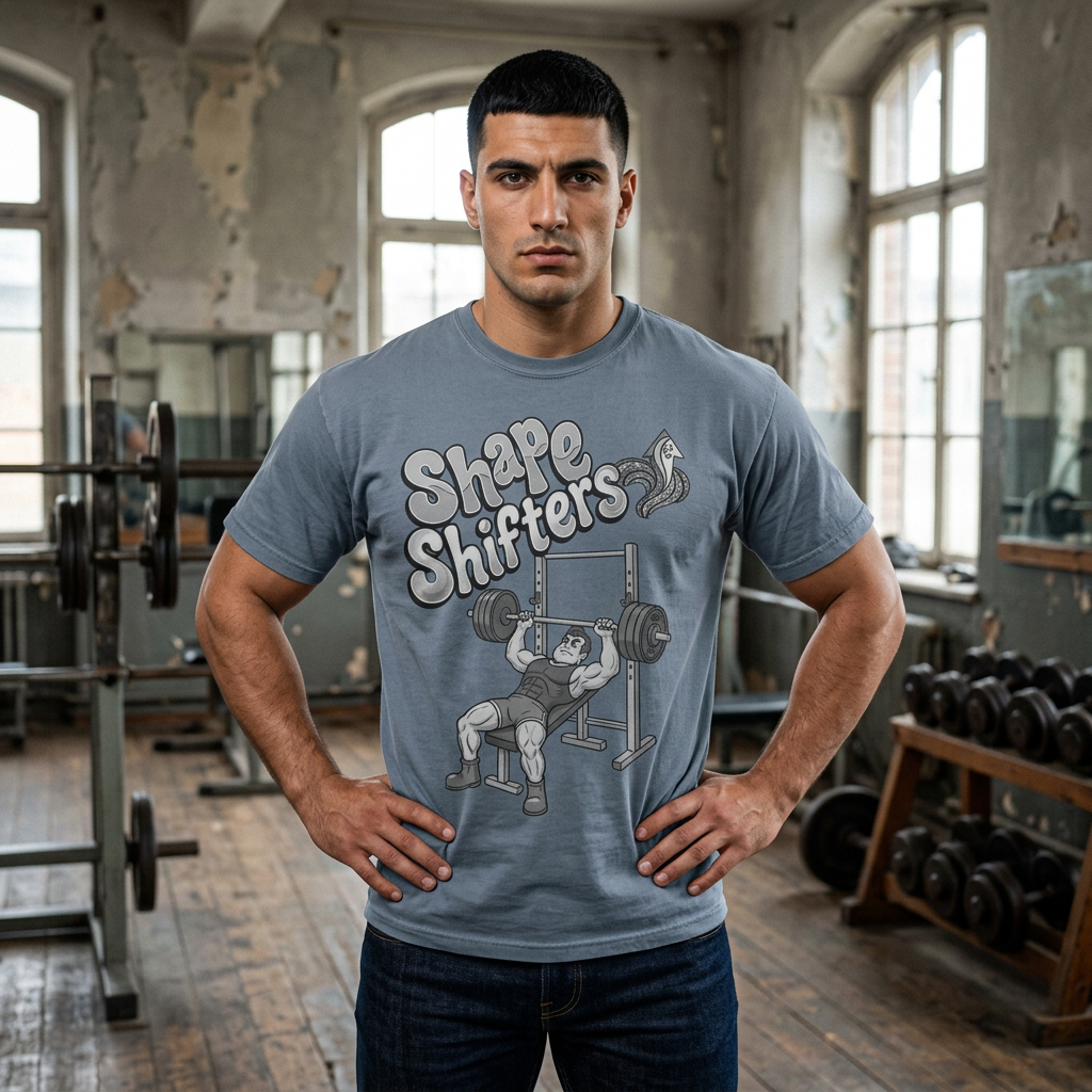 Nostalgic 50's Strongman Bench - Graphic T