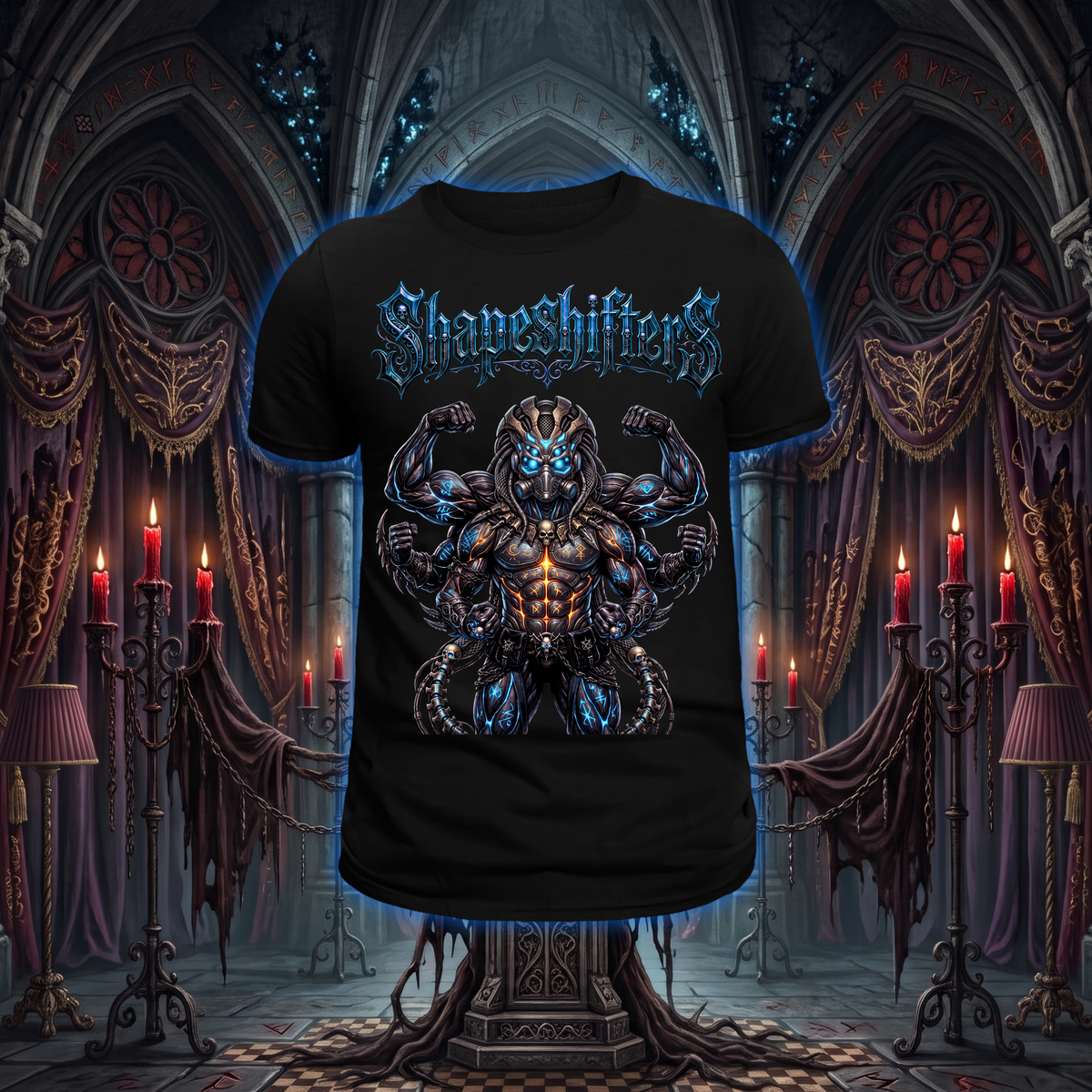 Cyber Goth BLUE - Graphic T