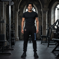 Cyber Goth Black - Fleece Streetwear Sweatpants