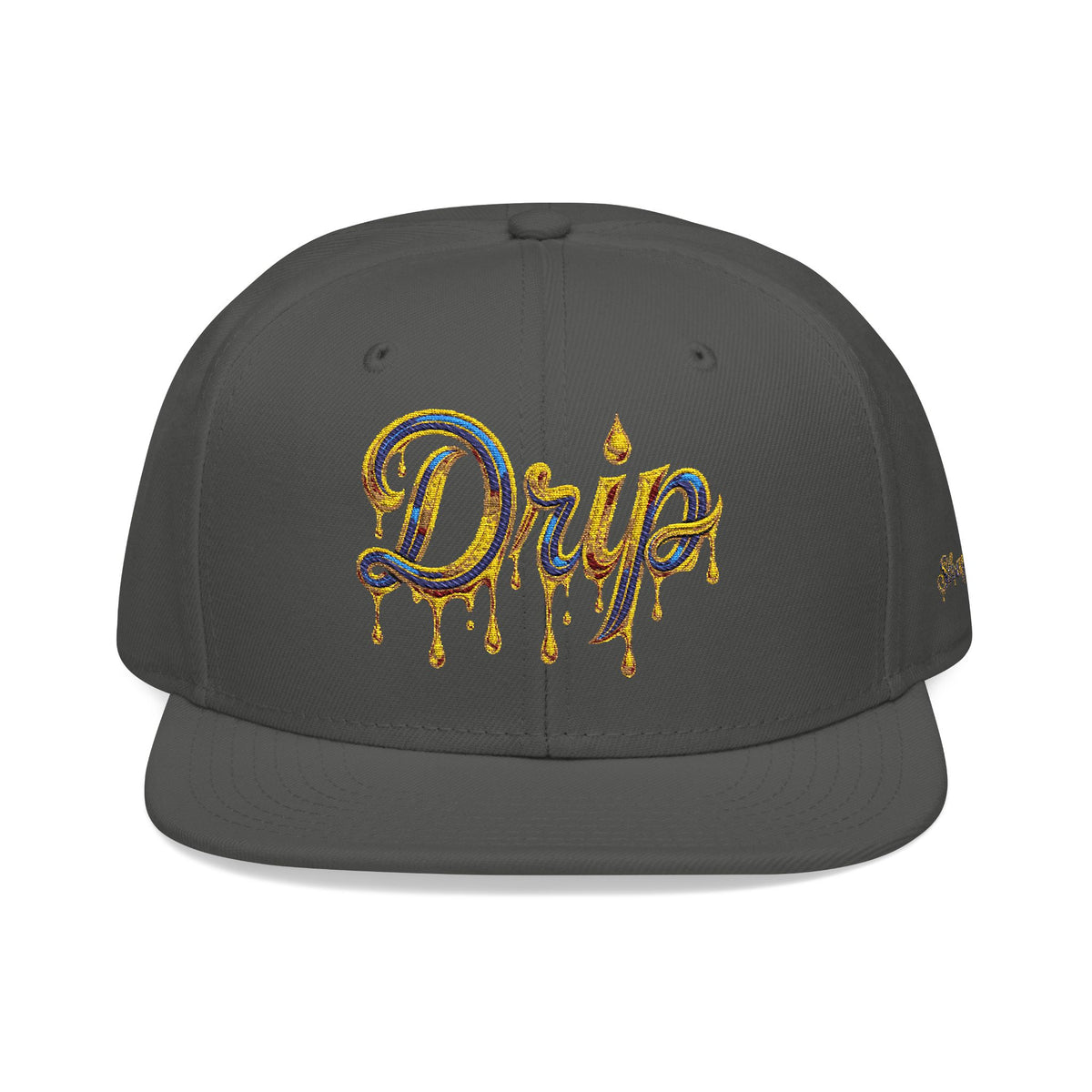 Embroidered Drip Fit Snapback Hat