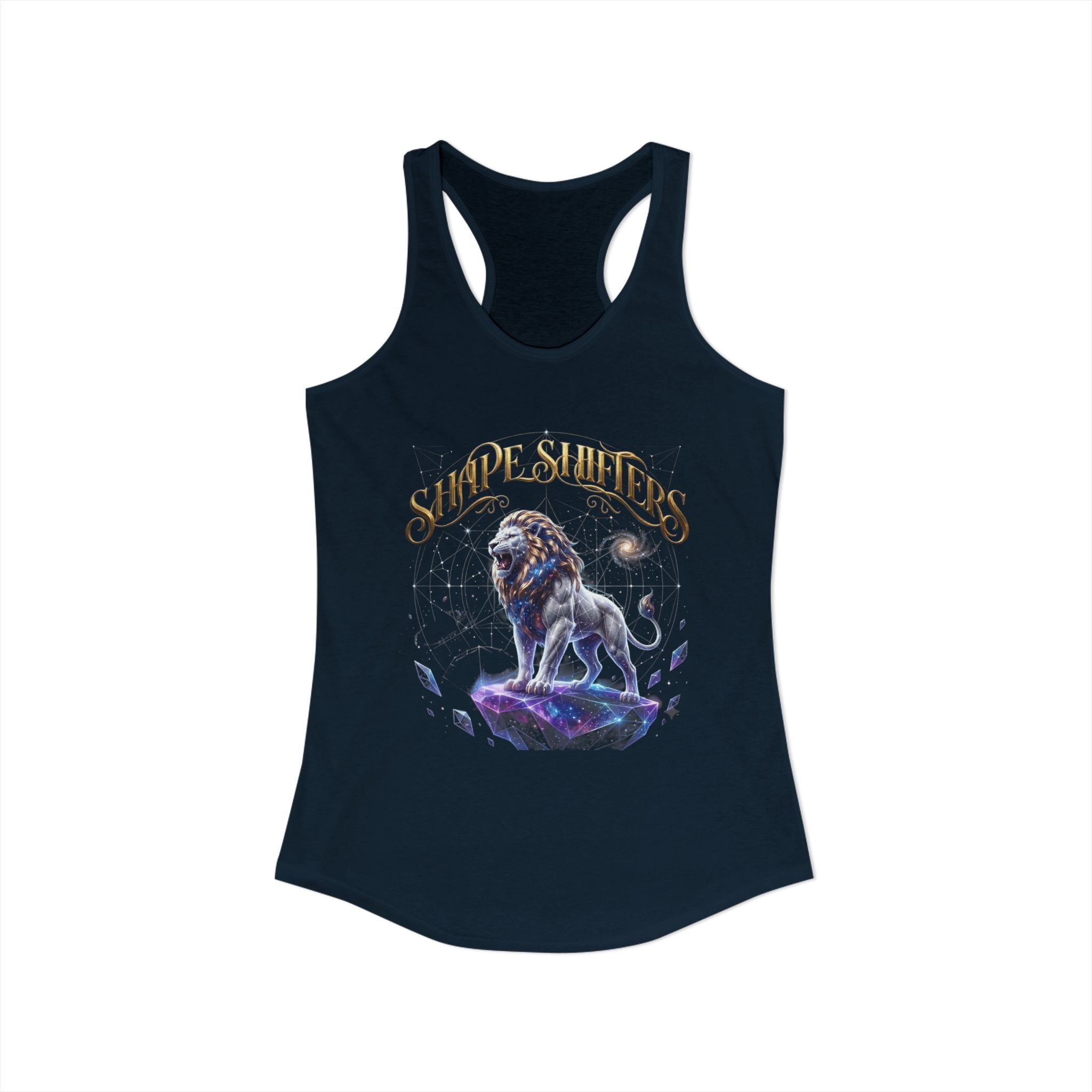 Cosmic Lion King - Majestic Collection - Women's Ideal Racerback Tank