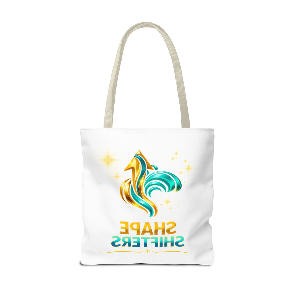 Shape Shifters Tote Bag — Colorful Shape Shifters Logo All-Over Print Tote