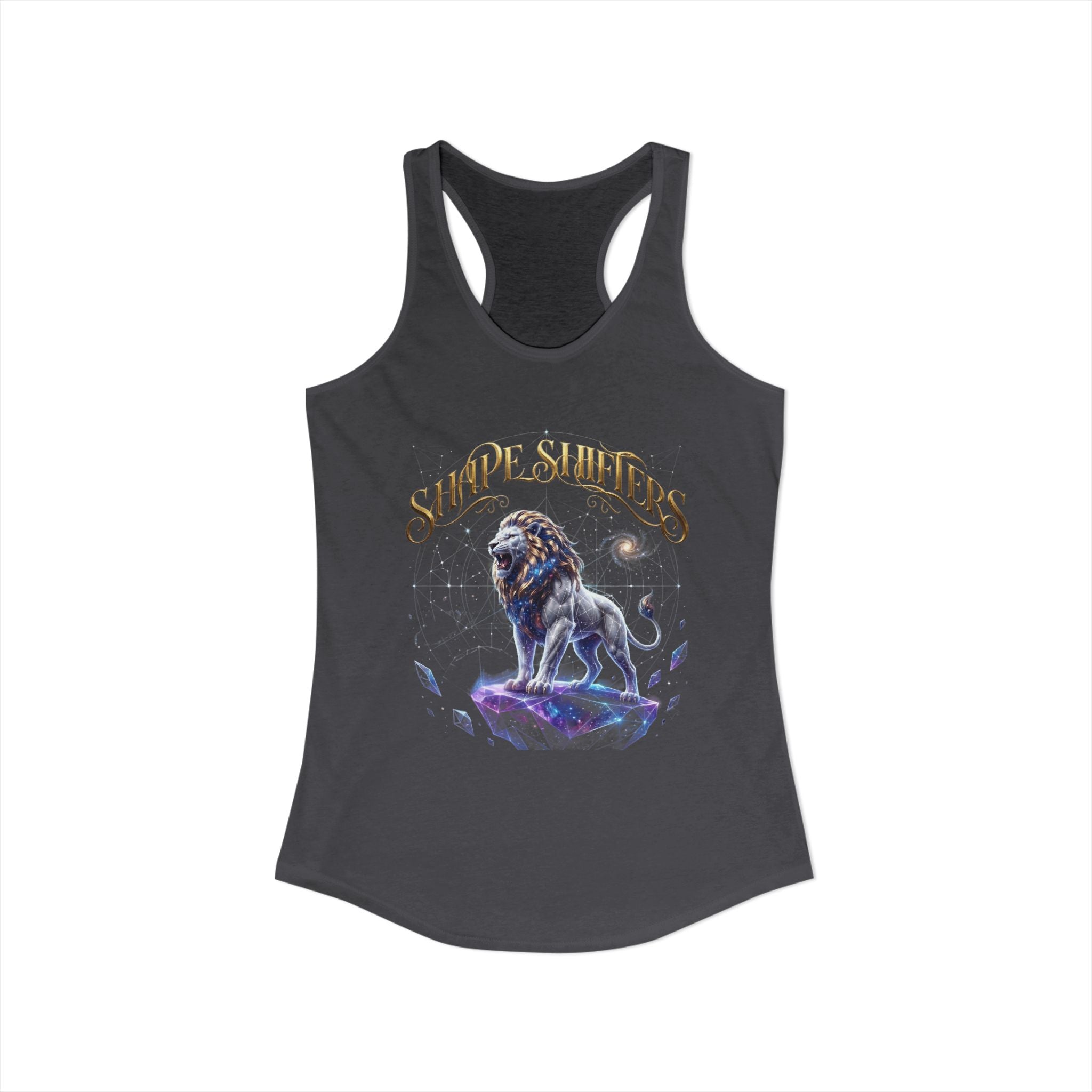 Cosmic Lion King - Majestic Collection - Women's Ideal Racerback Tank