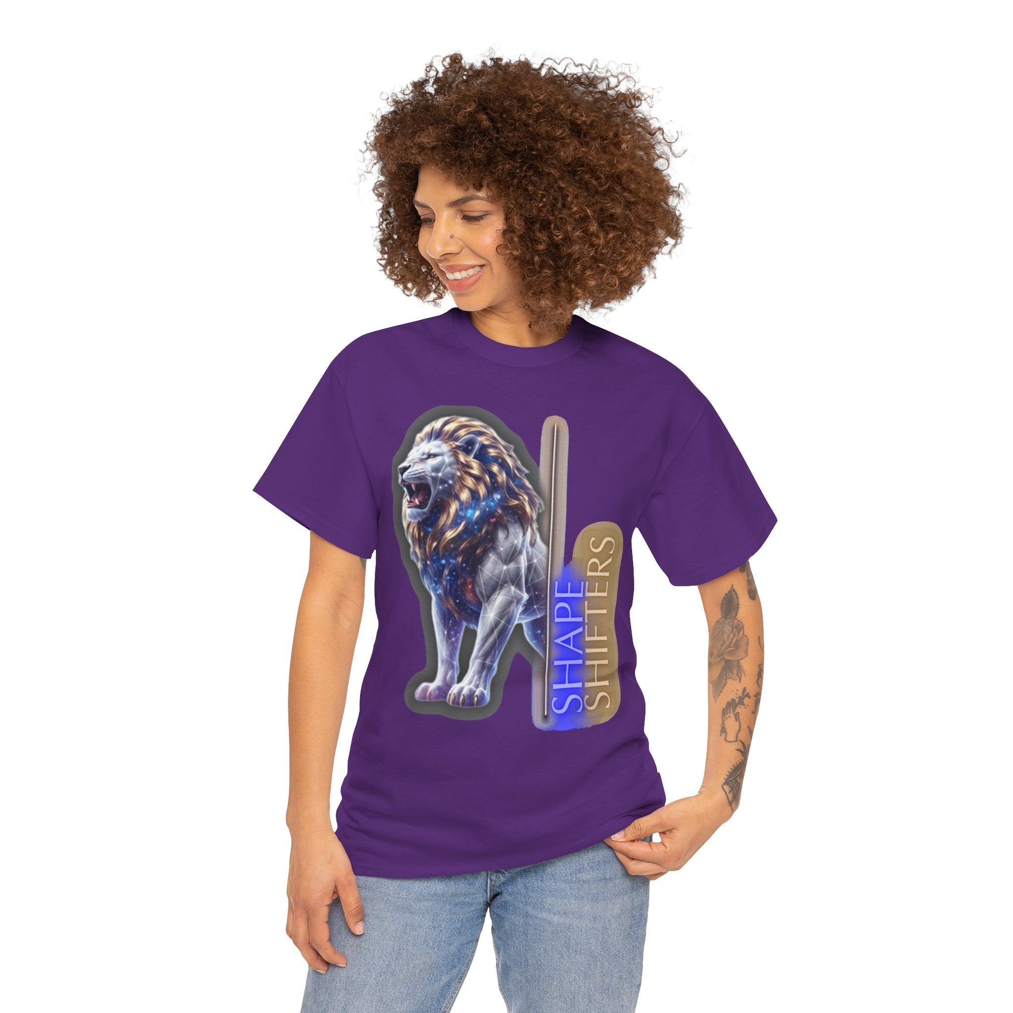 Neon Lion King - Majestic Collection - GraphicT-Shirt