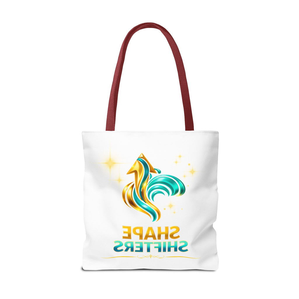 Shape Shifters Tote Bag — Colorful Shape Shifters Logo All-Over Print Tote