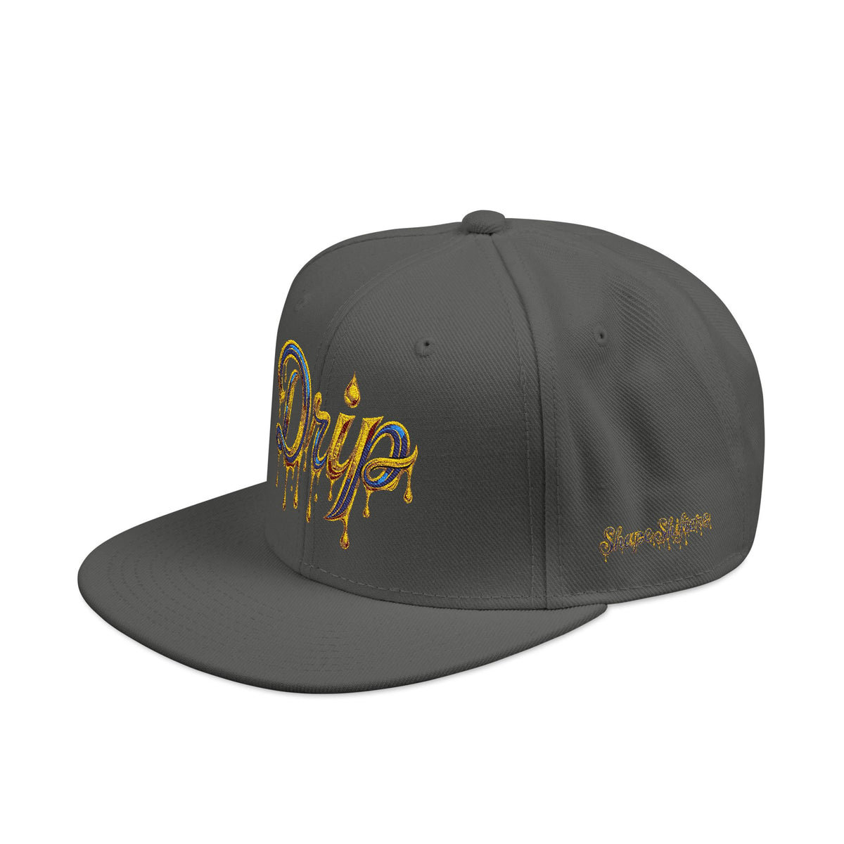 Embroidered Drip Fit Snapback Hat