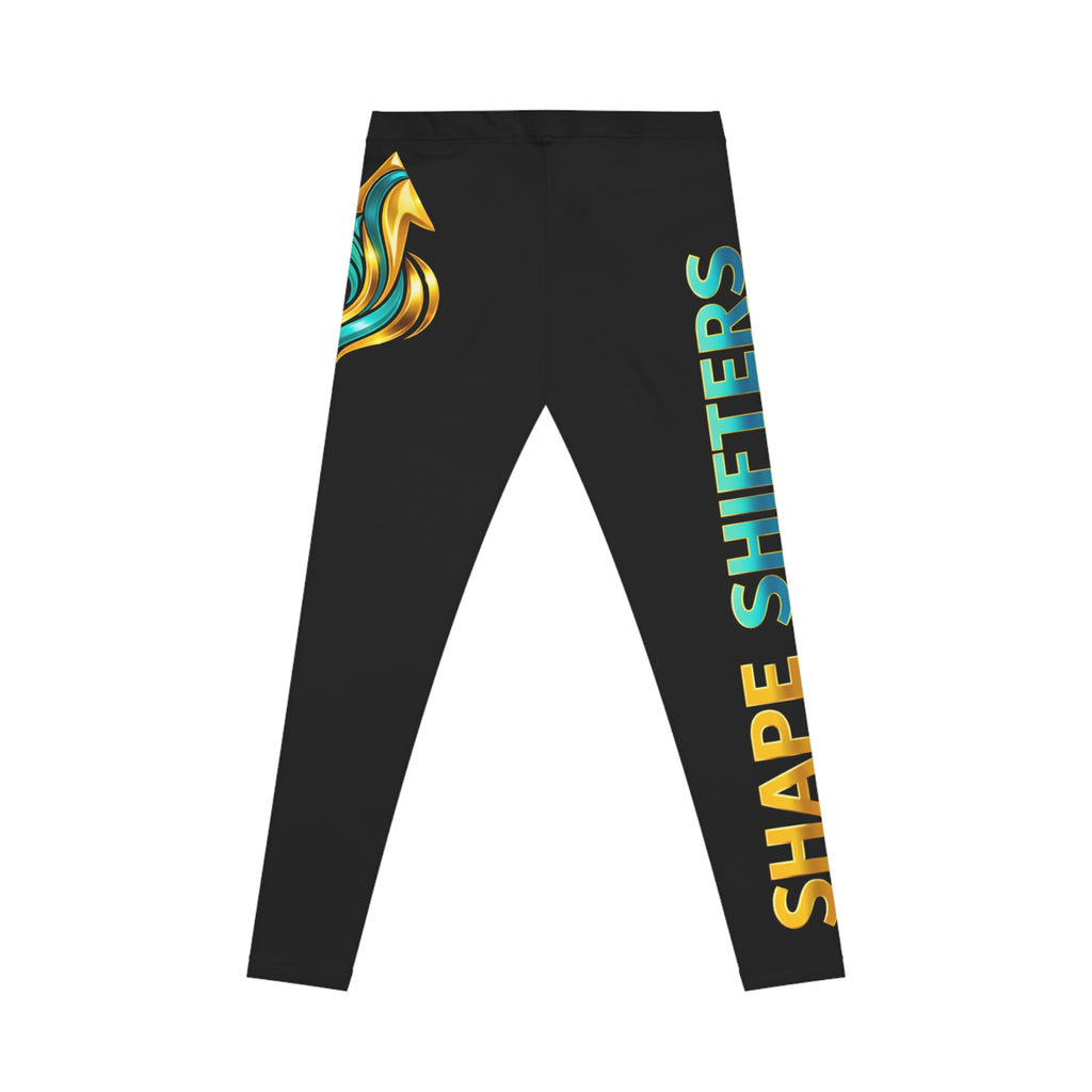 Women's White Graphic Leggins