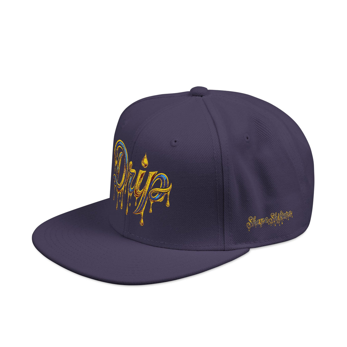Embroidered Drip Fit Snapback Hat