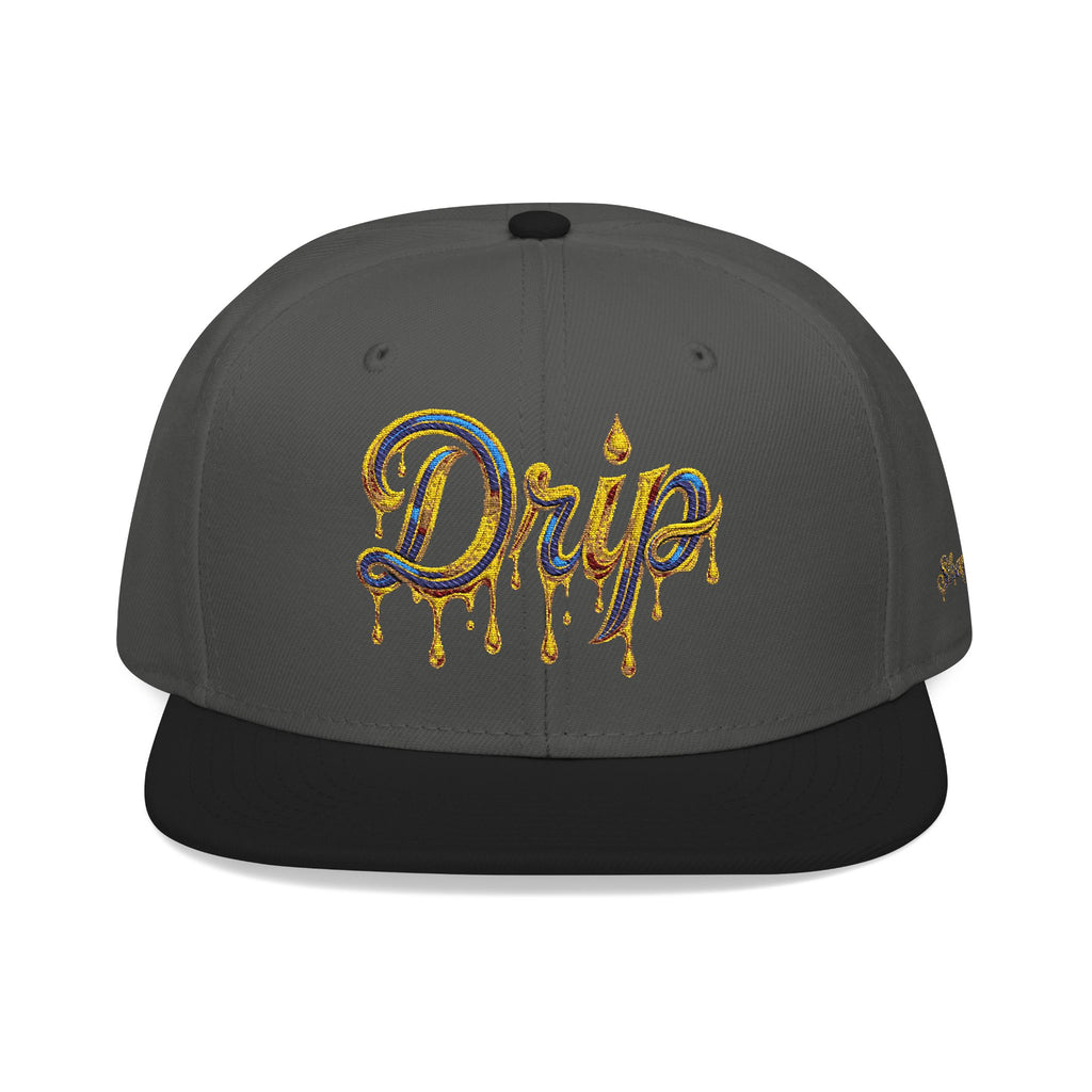 Embroidered Drip Fit Snapback Hat