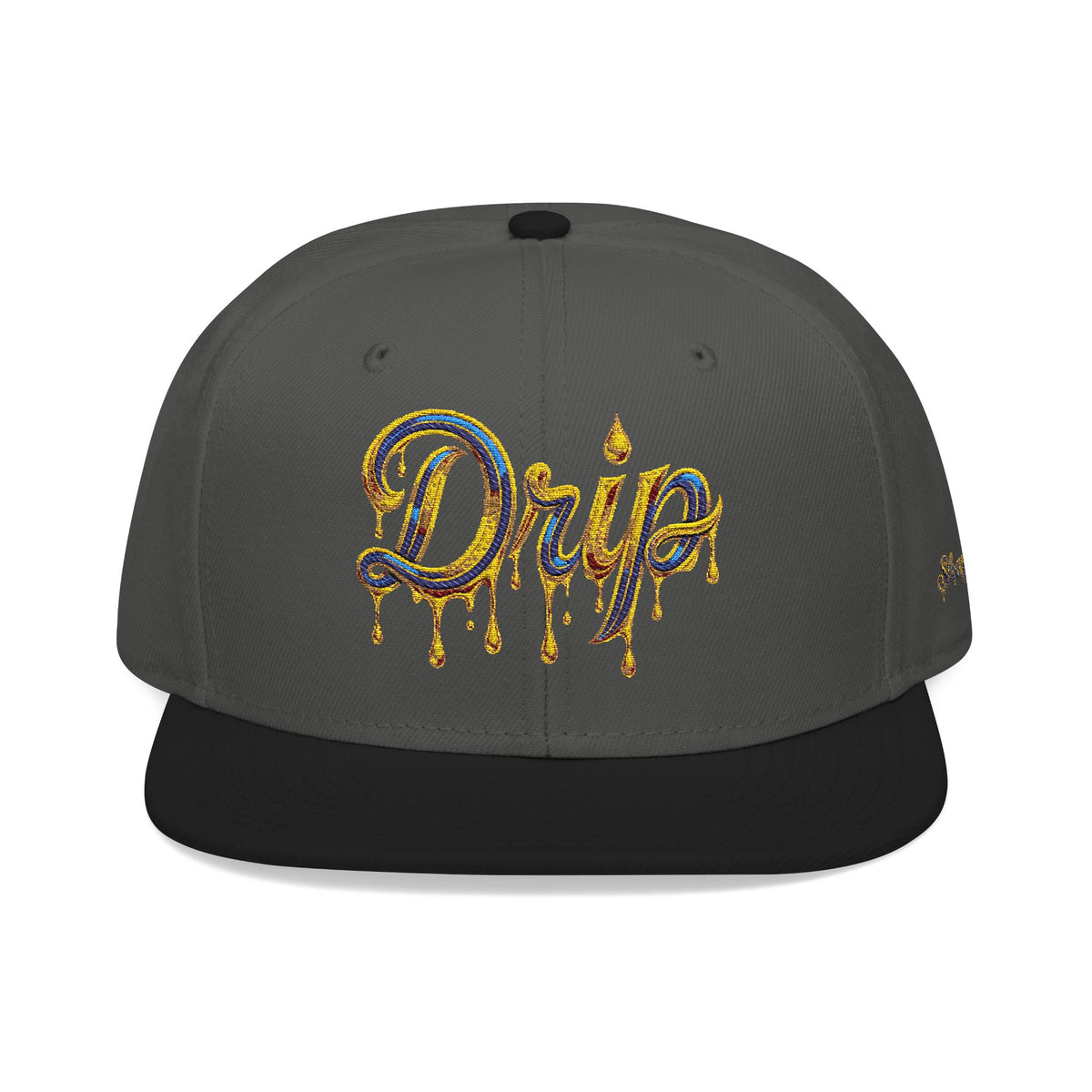 Embroidered Drip Fit Snapback Hat