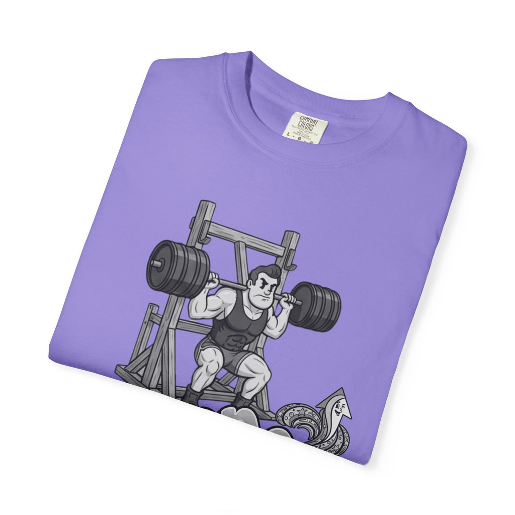Nostalgic 50's Strongman Squat - Graphic T
