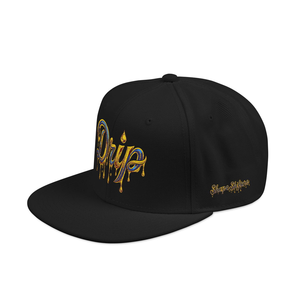 Embroidered Drip Fit Snapback Hat